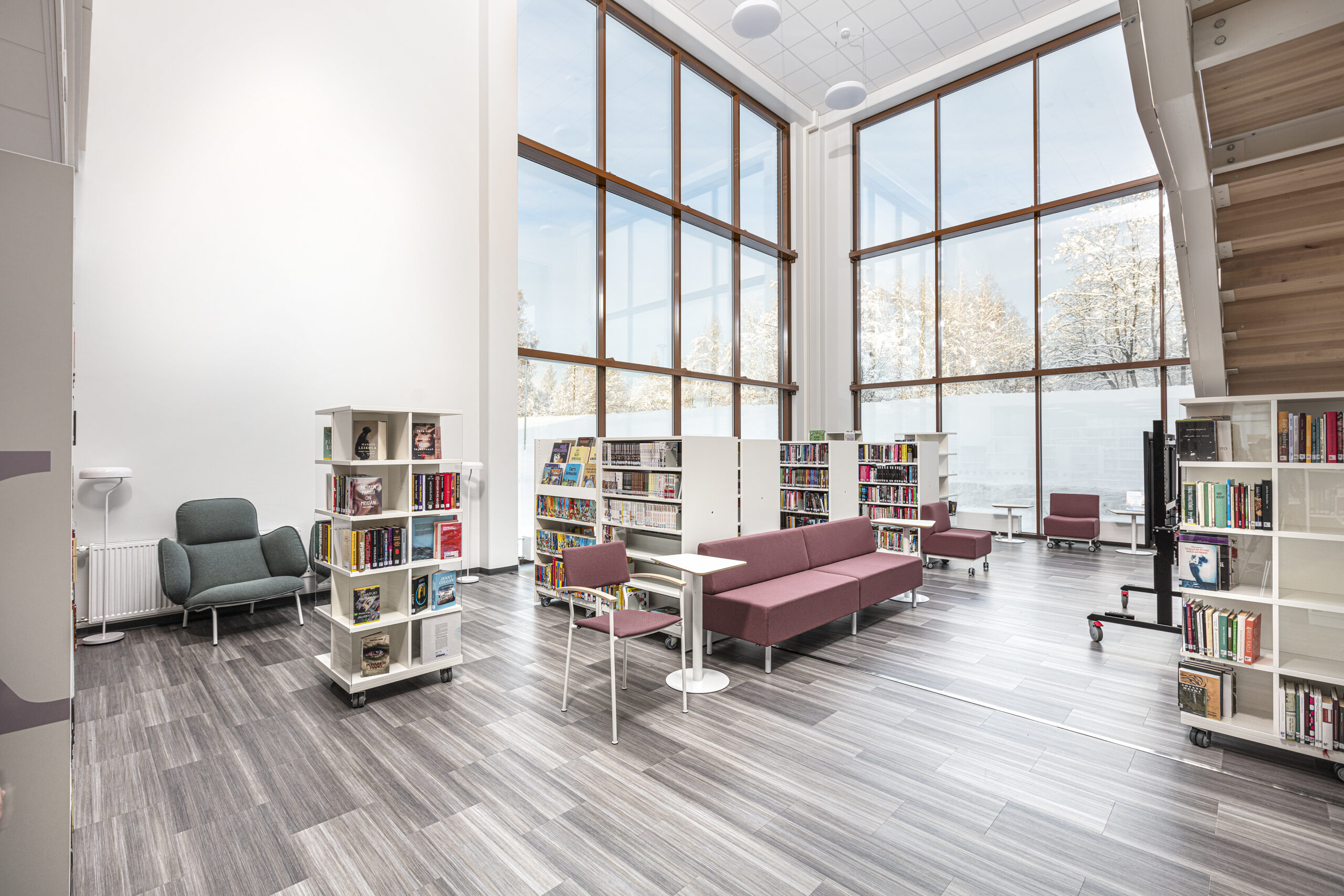 Asiakkaana kirjastossa