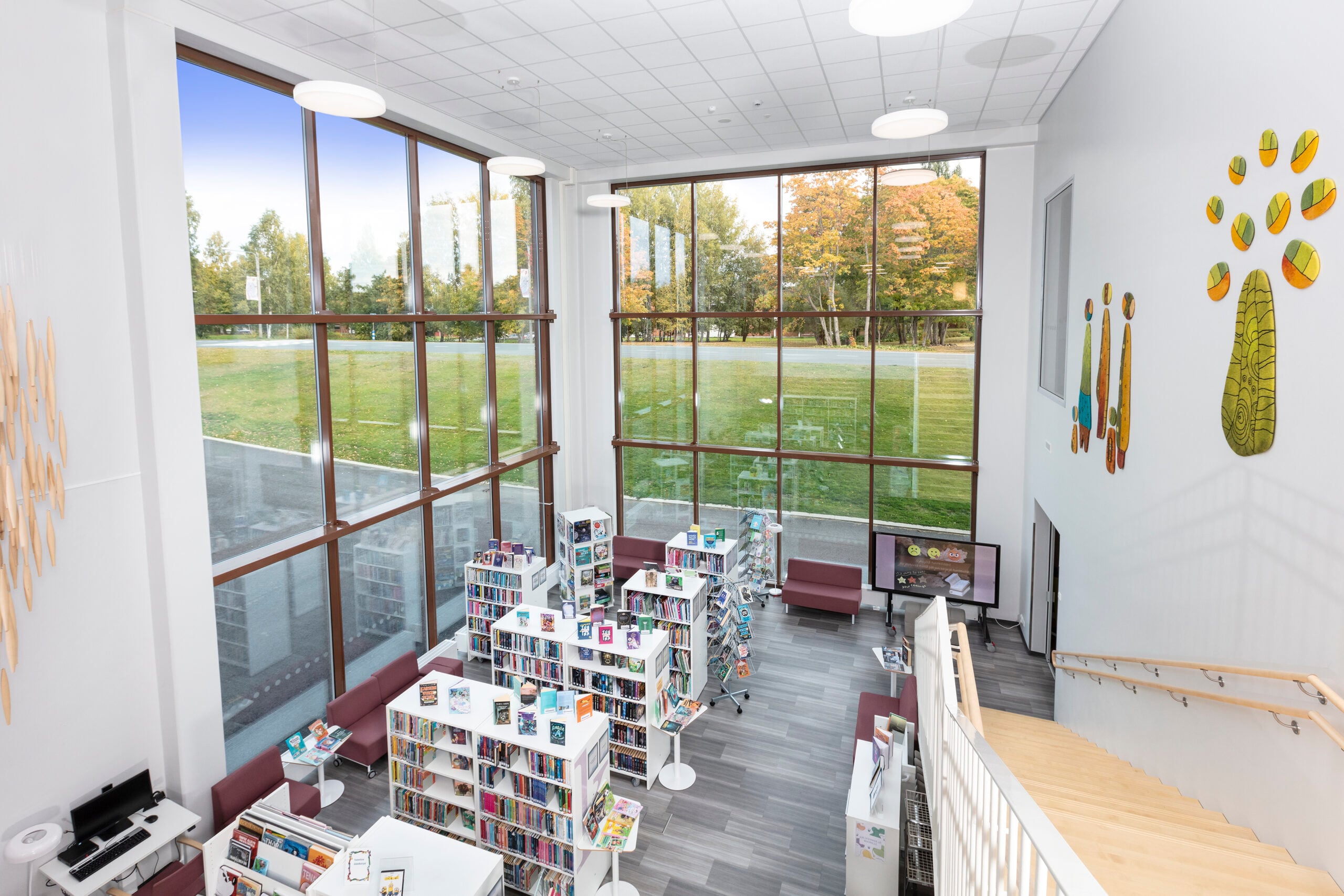 Asiakkaana kirjastossa